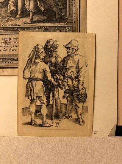 null set of 2 prints

3 farmers according to Durer

Antique scene engraving from...