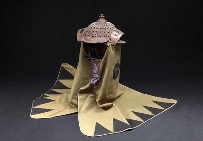 null Casque de pompier " Kaji-kabuko " 

Japon.Période MEIJI (1868-1912)

H :20c...