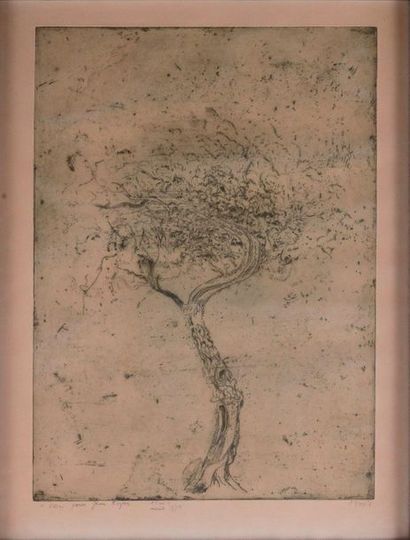 null Zoran Music (1909-2005)

Tree

Engraving in black, signed, dated and dedica...