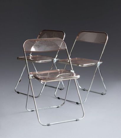 null Giancarlo Piretti for Anonima Castelli

3 "Plia" chairs c.1970