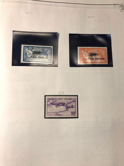 null FRANCE Issues 1924/1960 : Collection of mint stamps, all states including N°148/155...