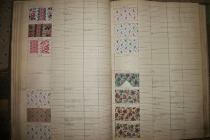 null Album of gouaches and samples, Purchased Drawings, 1888, flowers, cashmere,...