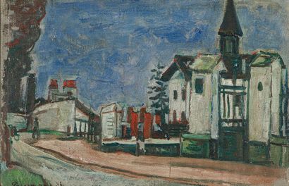 null Joseph PRESSMANE (1904-1967)

" Le village par ciel sombre "

Peinture sur carton...