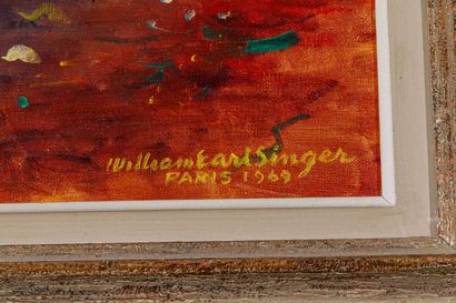 null William Earl SINGER (1909 - c.1960)

Bouquet de fleurs

Huile sur toile signée...