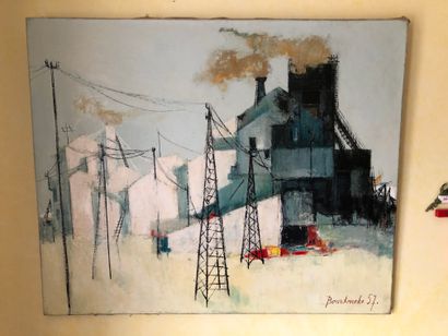 null 
Denise BOURDOUXHE (Née en 1925)




L’usine




Huile sur toile signée en bas...