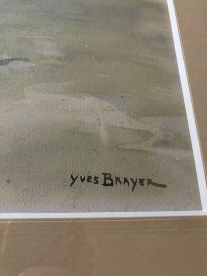 null Yves BRAYER (1907-1990)

Gondoles à Venise

Aquarelle sur papier signée en bas...