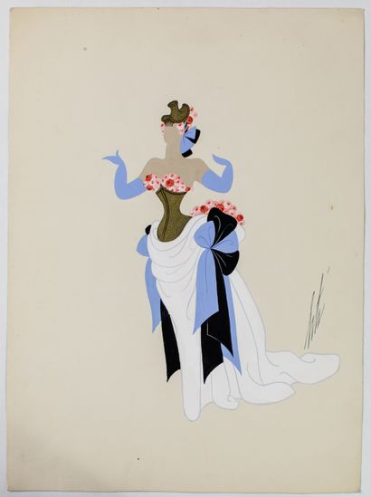 null Romain de Tirtoff dit ERTÉ (1892-1990)

Projet de costume pour "Les roses du...