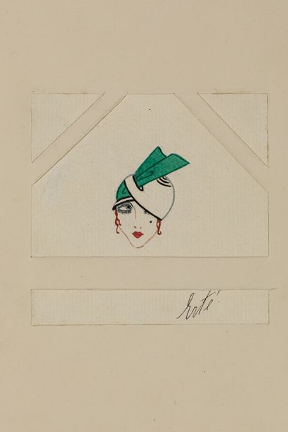 null Romain de Tirtoff dit ERTÉ (1892-1990)

Portrait de femme au turban vert

Dessin...
