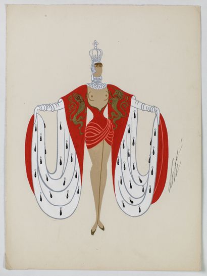 null Romain de Tirtoff dit ERTÉ (1892-1990)

Costume pour "Les Nouvelles"

Dessin...