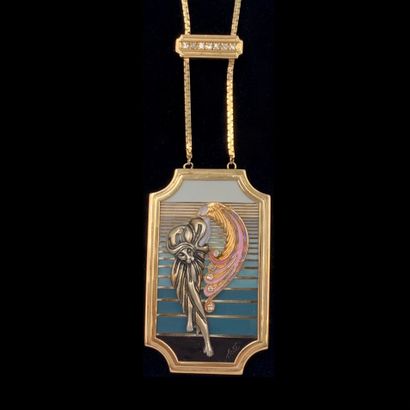 L'écrin de Roman de Tirtoff dit ERTE Romain de TIRTOFF dit ERTE (1892-1990)

COLLIER...