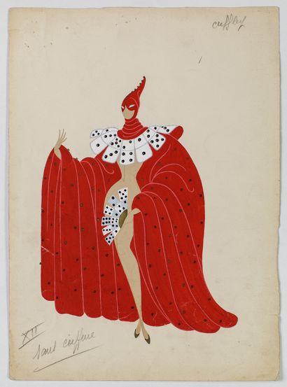 null Romain de Tirtoff dit ERTÉ (1892-1990)

Projet de costume pour "Les Jeux"

Dessin...