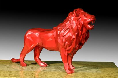 null Richard ORLINSKI (Né en 1966)

Lion

Sculpture en polyrésine rouge. Signé sur...