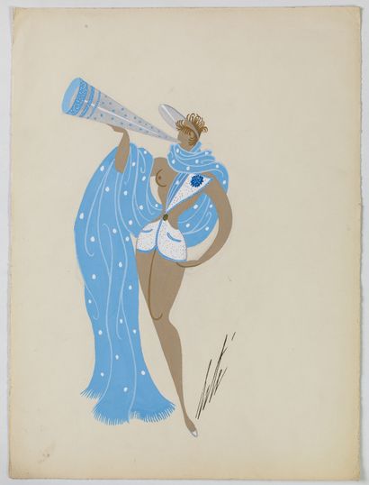 null Romain de Tirtoff dit ERTÉ (1892-1990)

Projet de costume pour "Les fleuves"

Dessin...