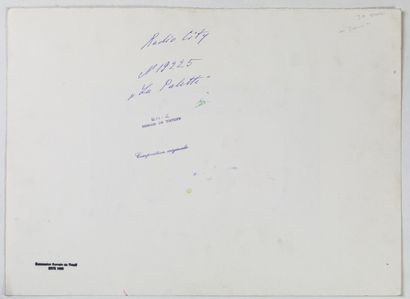null Romain de Tirtoff dit ERTÉ (1892-1990)

La Palette

Dessin à la gouache, signé...