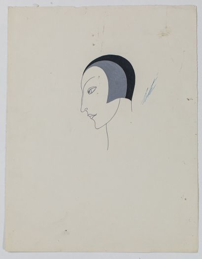 null Romain de Tirtoff dit ERTÉ (1892-1990)

Profil de femme

Dessin aux crayons...