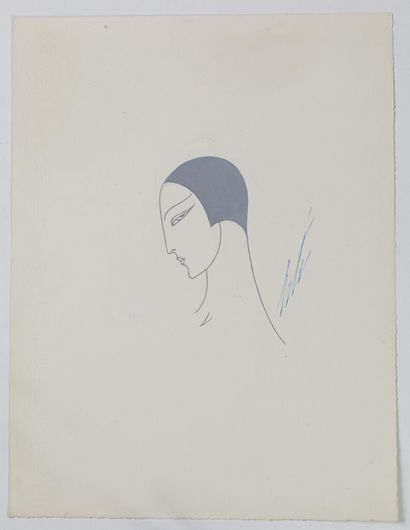 null Romain de Tirtoff dit ERTÉ (1892-1990)

"Profil de femme



Dessin au crayon...