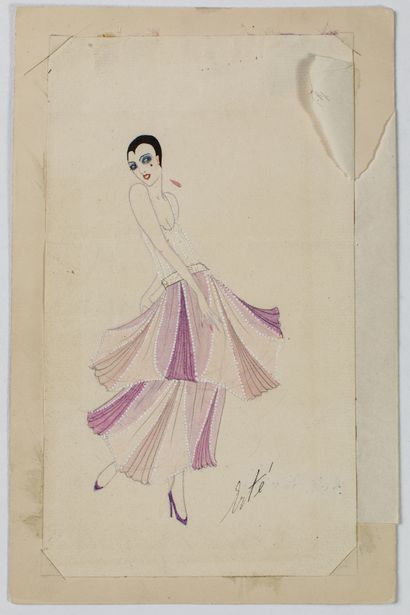 null Romain de Tirtoff dit ERTÉ (1892-1990)

Projet de robe du soir

Dessin au crayon...