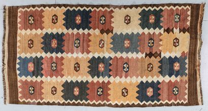 null Grand Kilim bidjar (Iran, région du loristan) travail kurde, vers 1960/70. 

Dimensions....