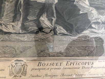 null d'Après Hyacinthe Rigaud

Portrait de Jacques BEGNINE BOSSUET

Gravure en noir,...