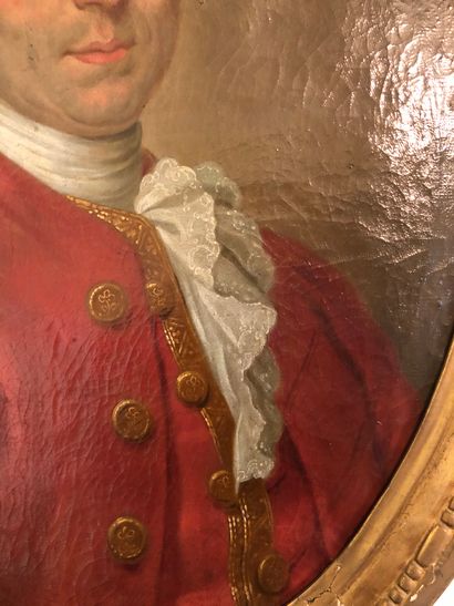 null Ecole française du XVIIIème siècle

Portrait d'homme à la veste rouge

Huile...