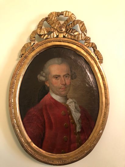 null French school of the 18th century

Portrait of a man with a red jacket

Oil...