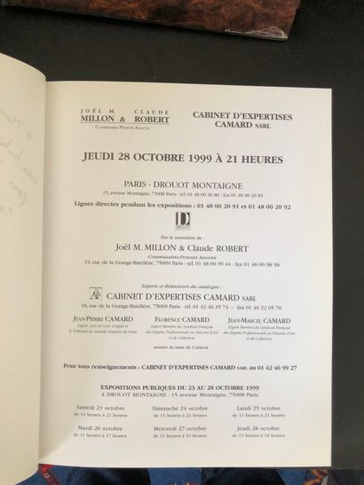 null "Rare Catalogue reliée de la Vente: Les Ruhlmann de Geneviève et Pierre Hebey,...