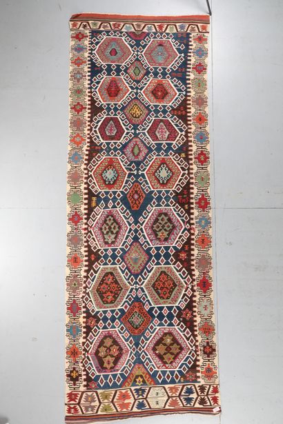 null Ancien Kilim Konya (Anatolie centrale, Turquie) première partie du XXème.

Travail...