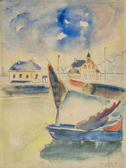 null Elisée MACLET (1881-1962)

La barque

Dessin à l'aquarelle signée en bas à ...