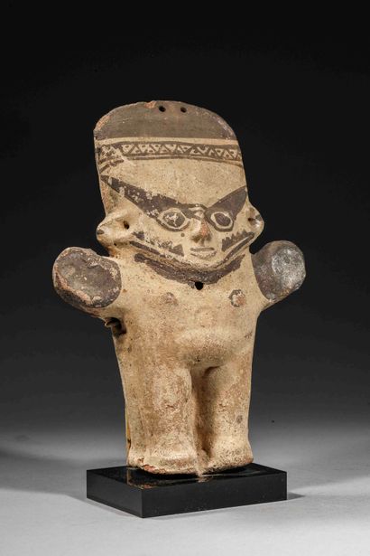 null Doll

Beige terracotta with black painted decoration

Chancay culture, Peru

1100...