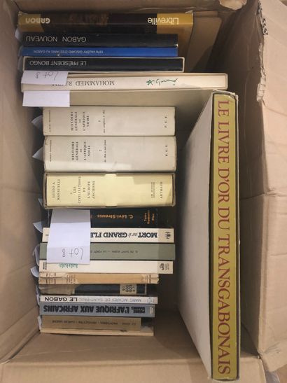 null Lot of books on Africa including Gabon