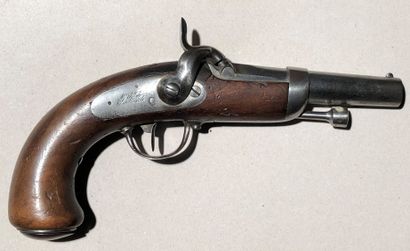 null Pistolet à percussion modèle 1836 d’officier de gendarmerie.

Canon rond à pans...