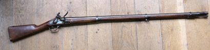 null Infantry rifle model 1777- An IX. 

Round barrel with sides with the thunder,...