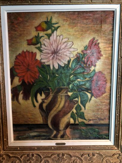 null Jacques Robert DESBORDES (XXe siècle)

"Bouquets de fleurs"

Huile sur toile...