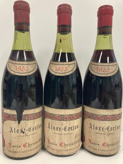 null 
BURGUNDY ALOXE CORTON

LOUIS CHEVALLIER NEGOCIANT NUITS ST GEORGES ROUGE 75CL

1955...
