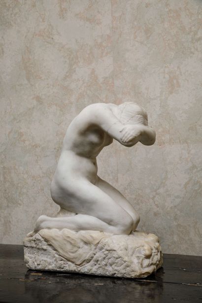 null LAETHIER, Georges (1875-1955) : 

Eve

Sculpture en marbre blanc, signée.

(Restaurations)....
