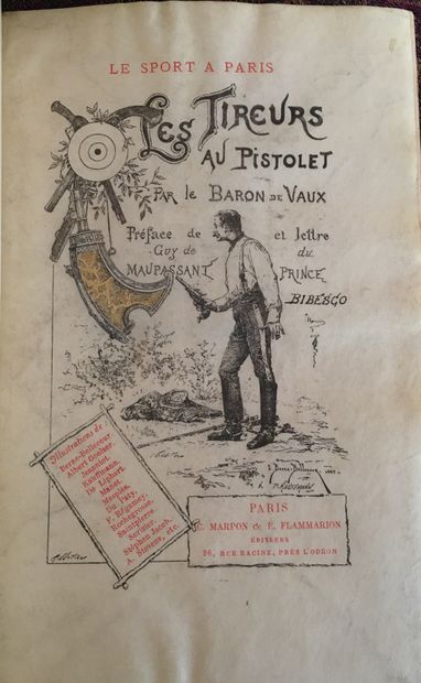 null Baron de VAUX. Le Sport à Paris. ‎Les Tireurs au pistolet‎. Paris, Marpon, Flammarion,...