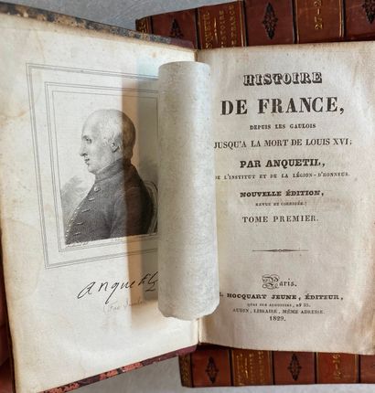null ANQUETIL. Histoire de France depuis les Gaulois jusqu'à la mort de Louis XVI....