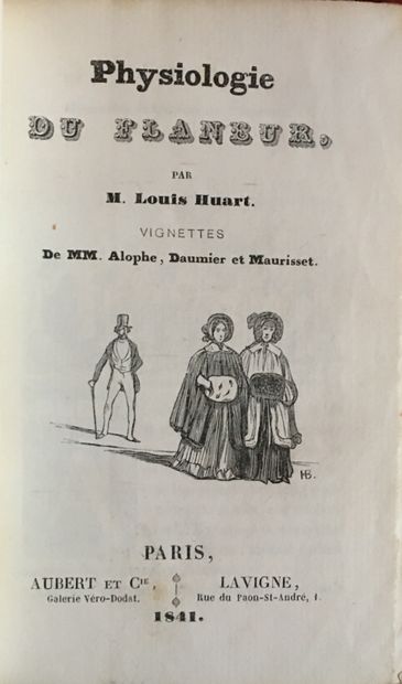 null HUART, COUAILHAC, and SOULIE. Physiologie du Flaneur / Physiologie du Théâtre...