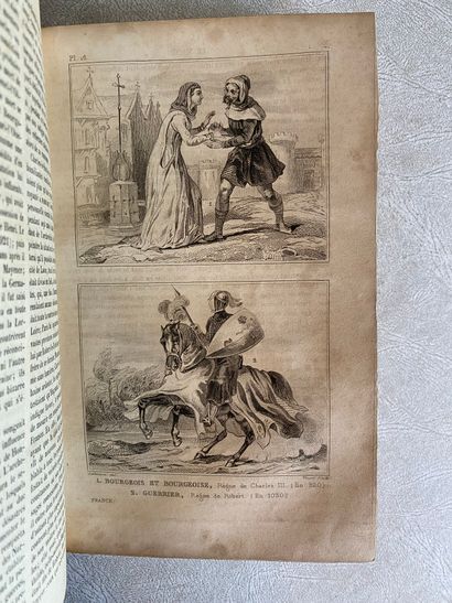 null Le Monde. Histoire de tous les peuples. Paris, Duménil, 1839-1840, 10 volumes...