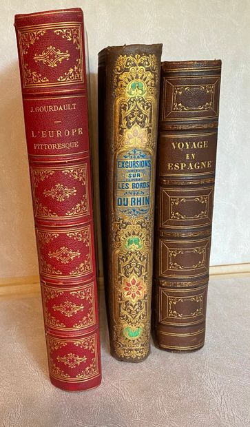 null [Voyages] Lot de 3 volumes :

- GOURDAULT. L'Europe pittoresque. Pays du Nord....