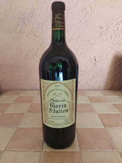 null BORDEAUX SAINT JULIEN	CHÂTEAU GLORIA ST JULIEN		

ROUGE 	150CL 	1988		 	1BL...