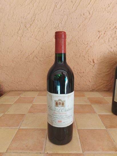 null BORDEAUX SAINT EMILION	CLOS DE L'ORATOIRE		

ROUGE	 75CL 	1988 		E.T 	2BLLES



BORDEAUX...