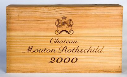 6 BOUTEILLES CHÂTEAU MOUTON ROTHSCHILD 2000...