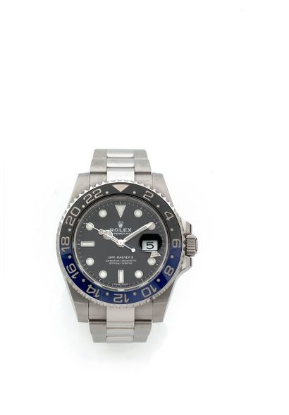 null ROLEX

GMT Master II "Batman". Reference 116710BLNR , number 4W17G282. Circa...