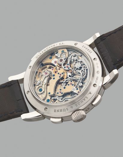 null A. LANGE & SÖHNE 

Datograph Perpetual. Reference 410.025, number 158042. Circa...