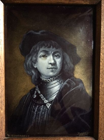 null 
SOUSTRE à Limoges




"Portrait présumé de Rembrandt"




Emaux peints sur...