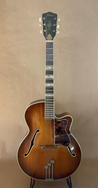 null Guitare Jazz Archtop de marque Framus, modèle 5/68 Cutaway de 1958, finition...