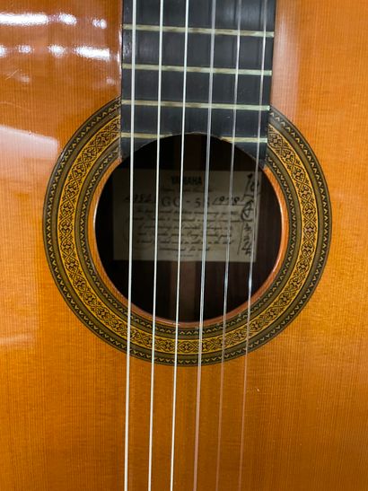  Yamaha Classical Guitar model GC-5S from 1978, with label n°A3841 
String length...