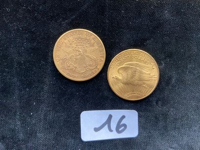 null 2 pièces de 20$ US or (1901 - 1924)



Poids : 66,84grs
