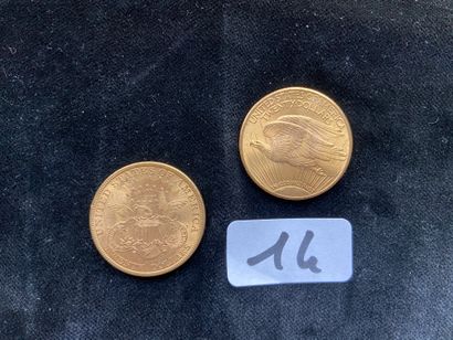 null 2 pièces de 20$ US or (1894 - 1924)



Poids : 66,86grs